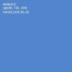 #5084CC - Havelock Blue Color Image